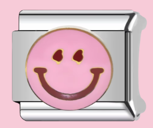 Silver Smiley Face Charm