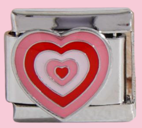 Silver Beating Heart Charm