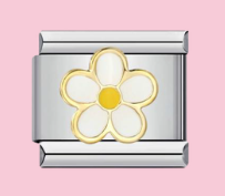 Gold Daisy Charm
