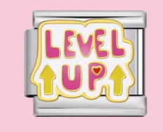 Gold Level Up Charm