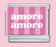 Silver Amore Amore Charm