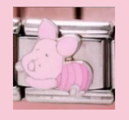 Silver Piglet Charm