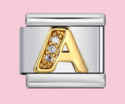 Silver Letter A Charm