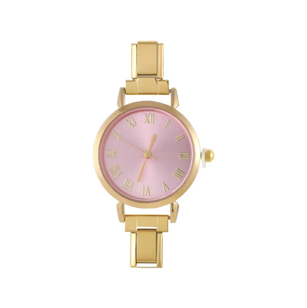 Circular Pink Gold Watch