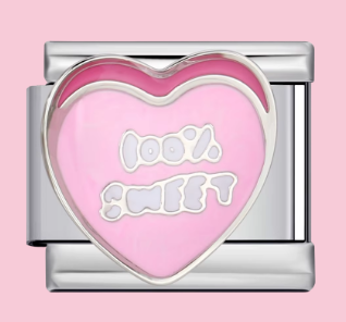 Silver Sweet Heart Charm