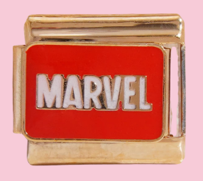 Gold Marvel Charm