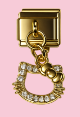 Gold Hello Kitty Pendant