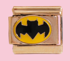 Gold Batman Charm