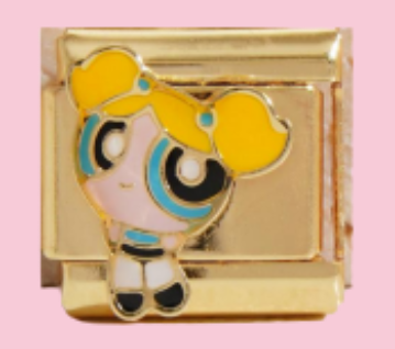 Gold Bubbles Charm
