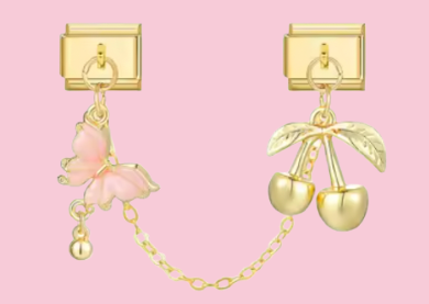 Gold Butterfly Cherry Chain