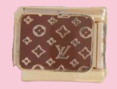 Gold LV Charm