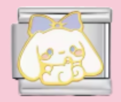 Silver Cinnamoroll Charm
