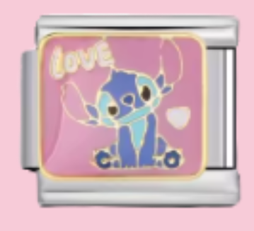 Silver Stitch Love Charm