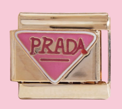 Gold Prada Charm