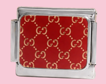 Silver Gucci Charm