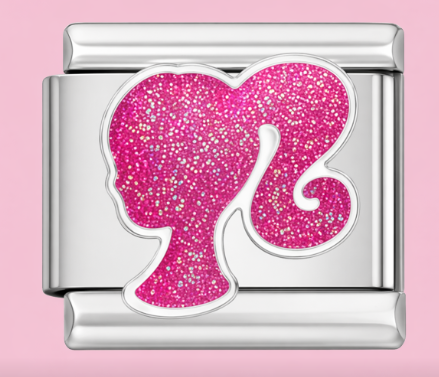 Silver Barbie Icon Charm