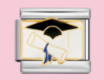 Gold Graduation Charm