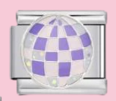 Silver Disco Ball Charm