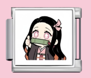 Gold Nezuko Charm
