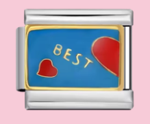 Gold Best Charm