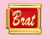 Brat Red Charm