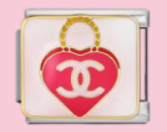 Gold CC Bag Charm