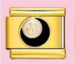 8 Ball Charm
