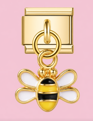 Gold Bee Pendant Charm