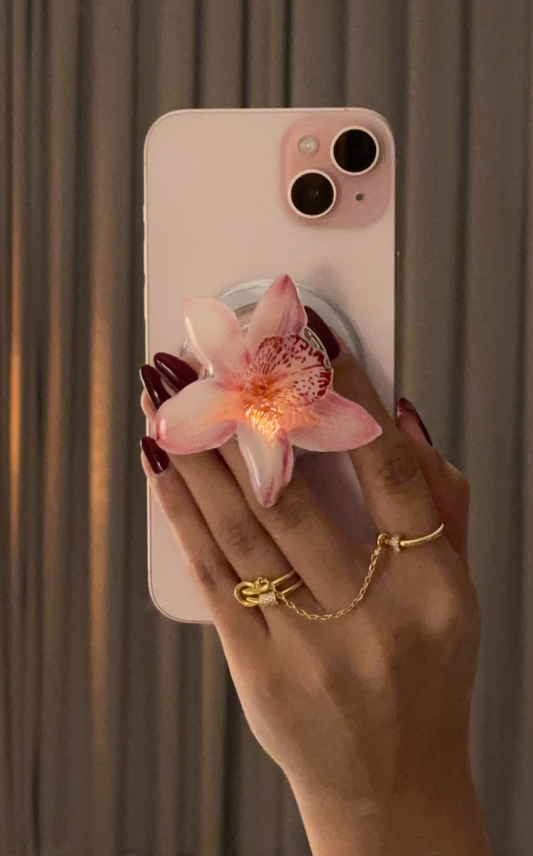 Blush orchid phone grip