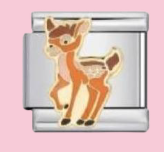 Silver Bambi Charm