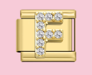 Letter F Charm
