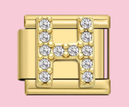 Letter H Charm