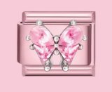 Pink Butterfly Charm